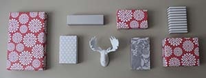 Here's how to make quick, easy and inexpensive DIY decor using patterned paper, Glue Dots and recycled boxes