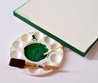 glue-dots-altered-canvas-painting