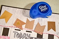 glue-dots-believe-in-magic-scrapbook-banner