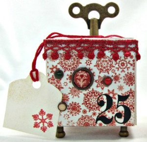 Glue Dots Christmas Box