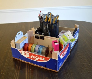 Finished Clementine Box Organization