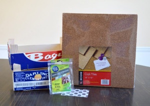 Recycled Clementine Box Project Supplies