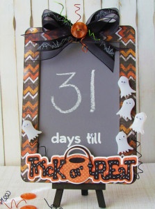 Halloween Countdown Sign