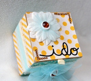 "I Do" Favor Box by Grace Tolman