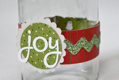 Joy Treat Jar Detail