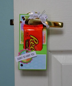 Glue Dots St. Patrick's Day Door Hanger by Dawn Barrett