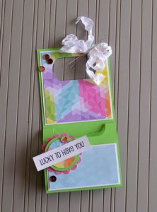 Glue Dots Leprechaun Door Hanger Complete