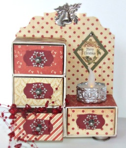 Mini Christmas Chest of Drawers