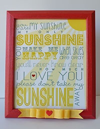Sunshine Frame