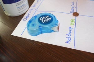 Permanent Glue Dots and Pennies