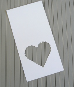 Warm My Heart Card - Step 1