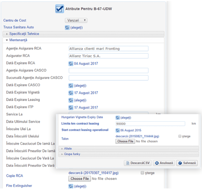 sistem gestionare flota auto, safefleet