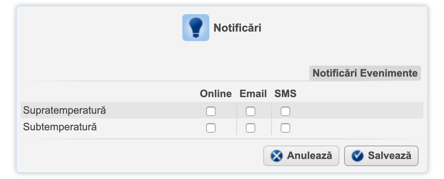 alerte temperaturi, praguri de temperatura safefleet