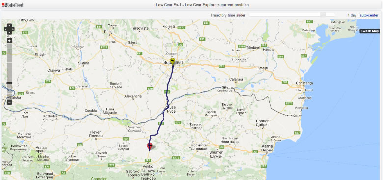 echipa low gear explores - harta traseu