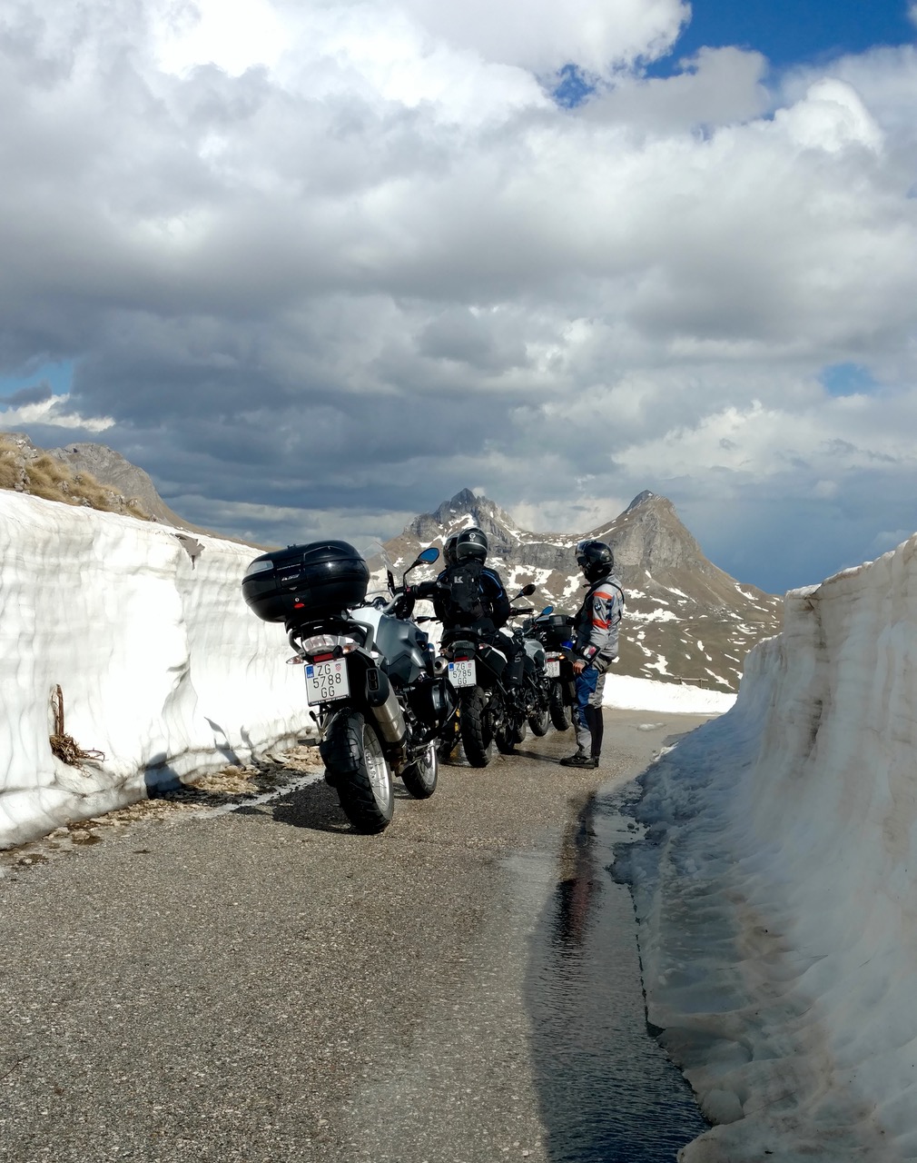 Riding the Balkans, and the occasional snow chute