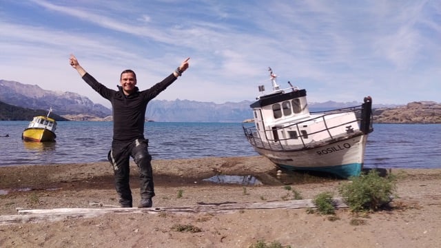 Flaviu Dan rode Patagonia solo, with a smile that summarizes the trip