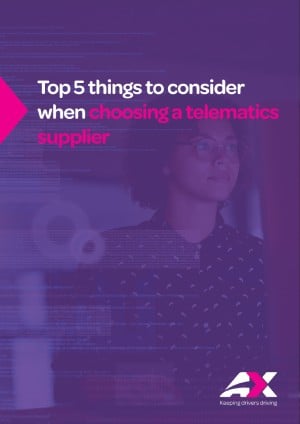 5 things to consider when choosing a telematics supplier