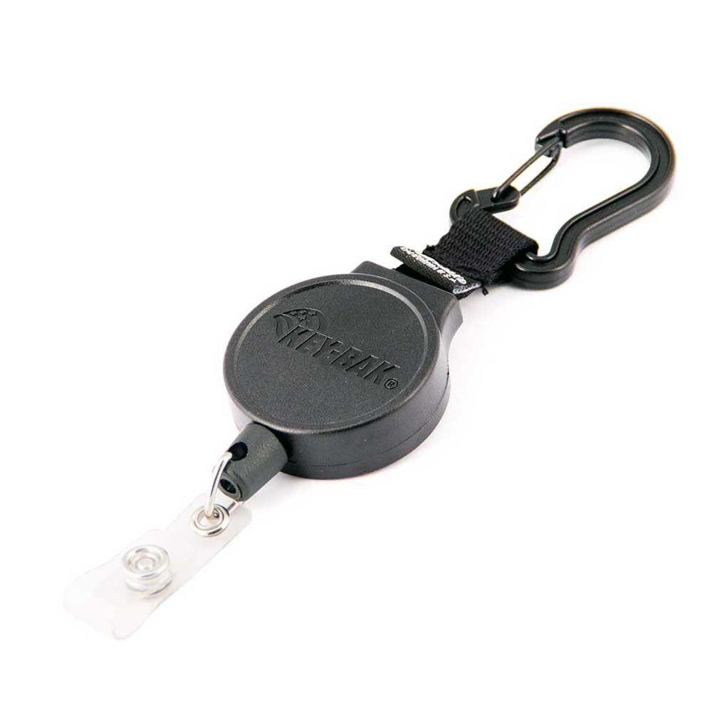 KEY-BAK MID6 Retractable Key & Badge Holder with 36 Retractable Cord Keeps Keys and Badges Secure and Made in The USA 
