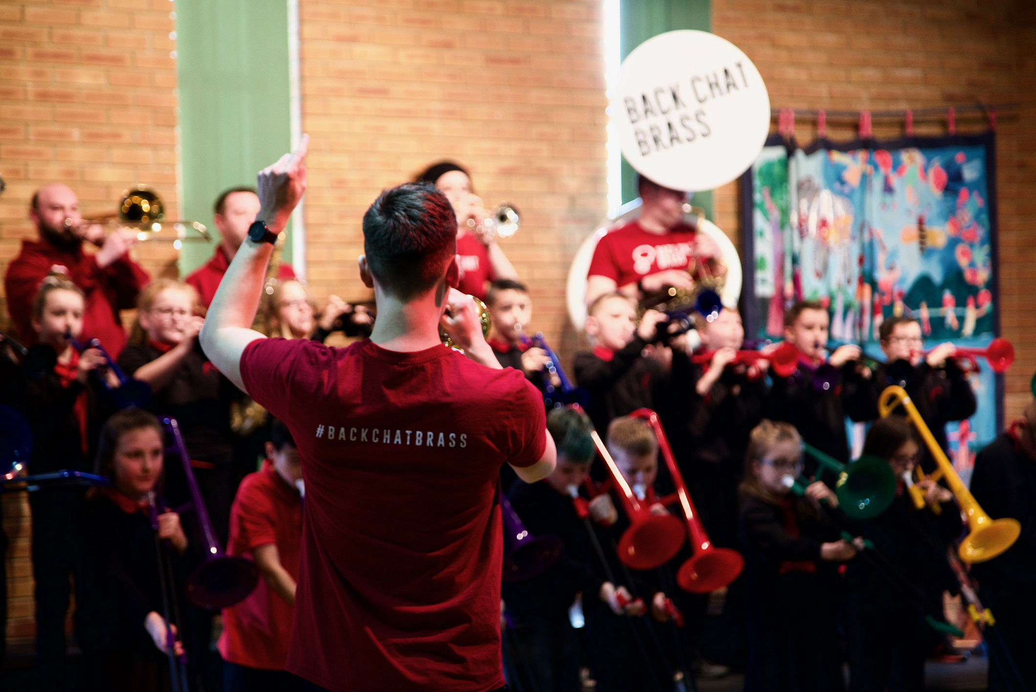 Back Chat Brass deliver workshops for In2 project