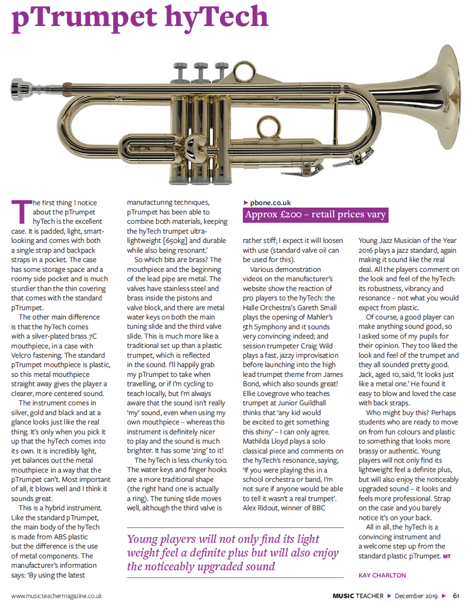 Music Teacher 2 December 2019