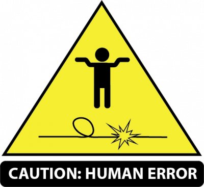 human error without moving software