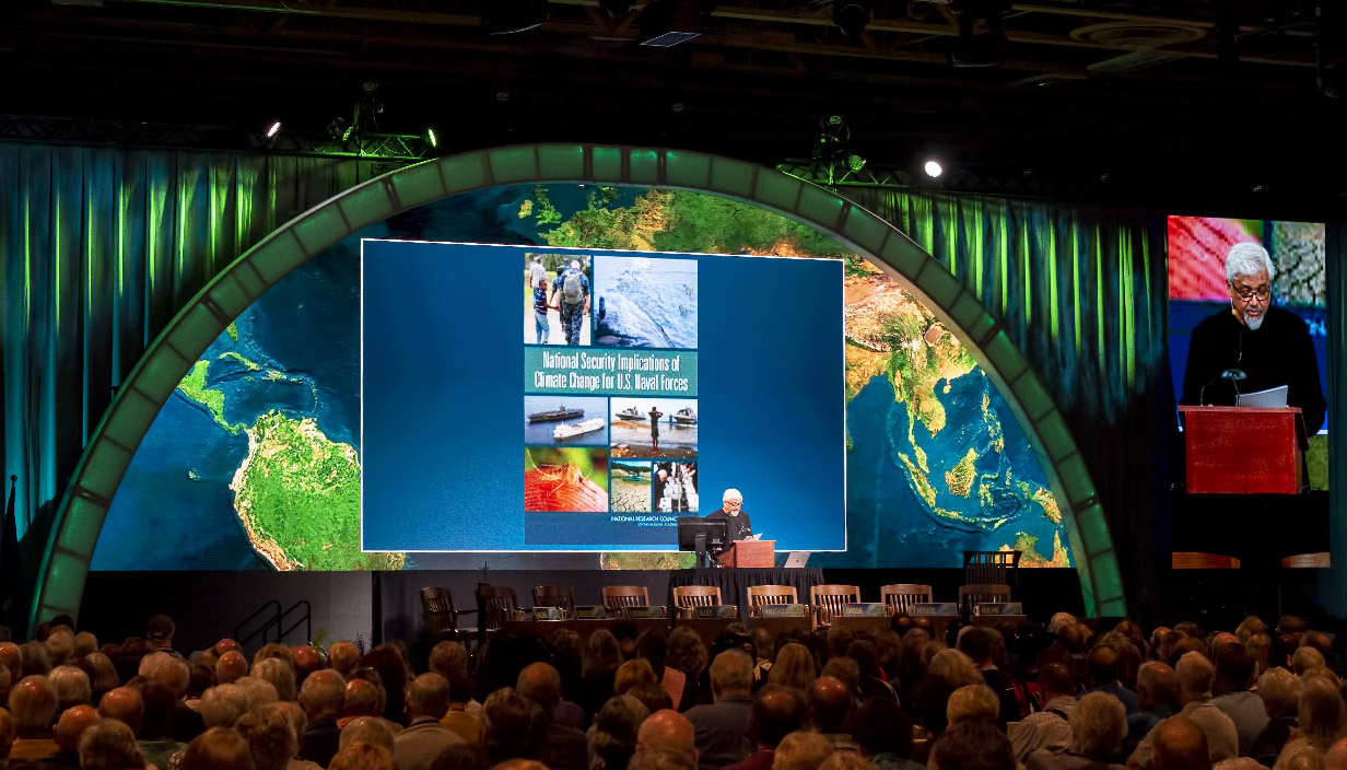 Heroic Productions_Stage Design_Gustavus Adolphus College_Nobel Speaker