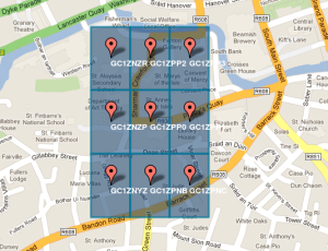 example geohash for the location of st. finbarre's cathedral