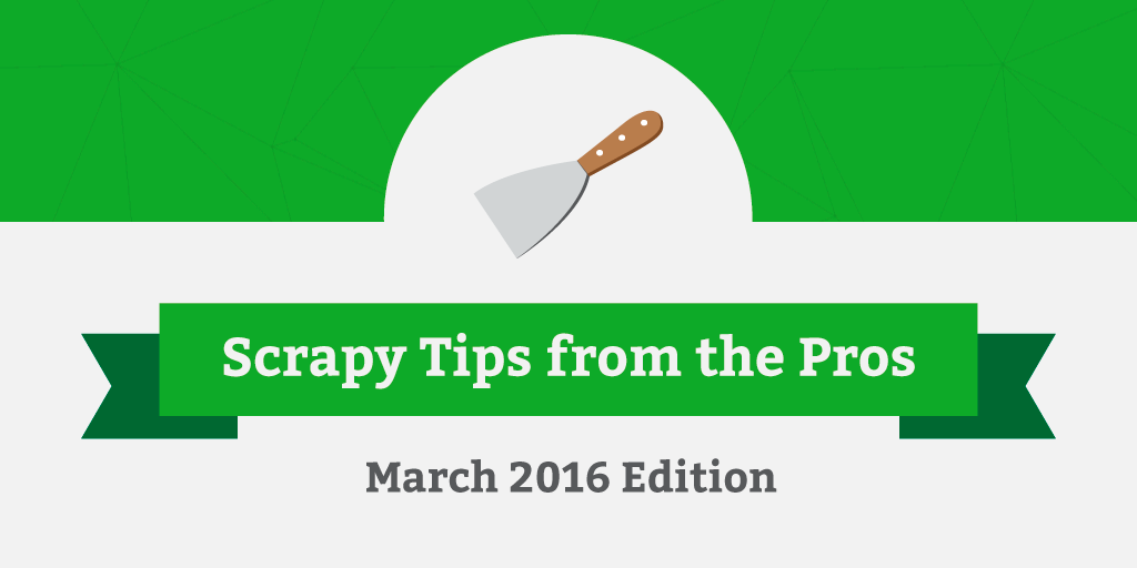 Scrapy-Tips-March-2016