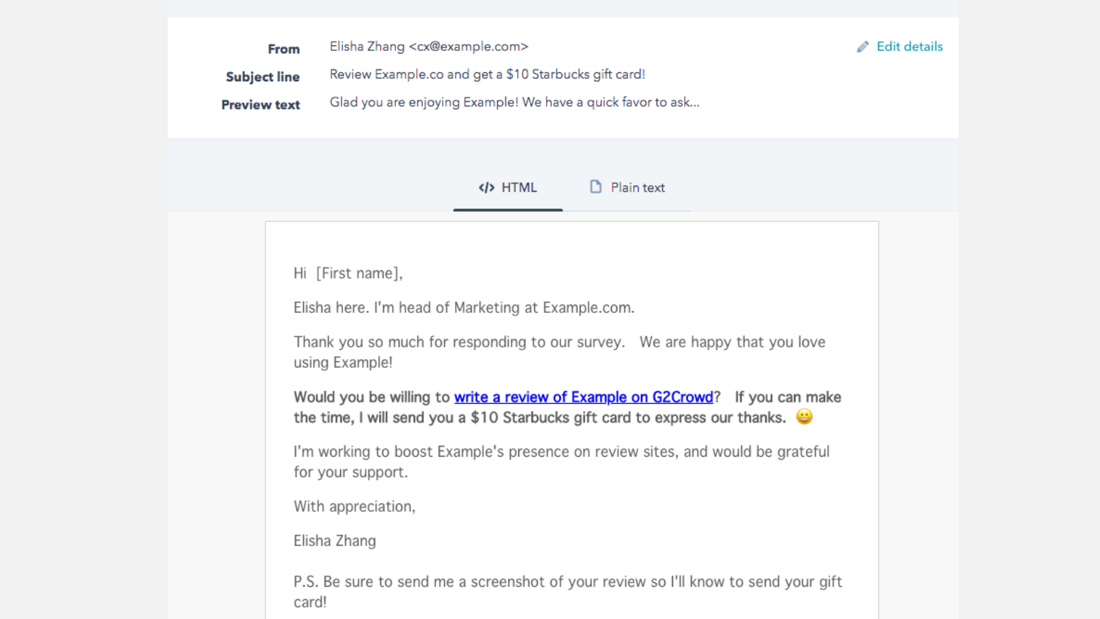 Turn happy customers into brand advocates.