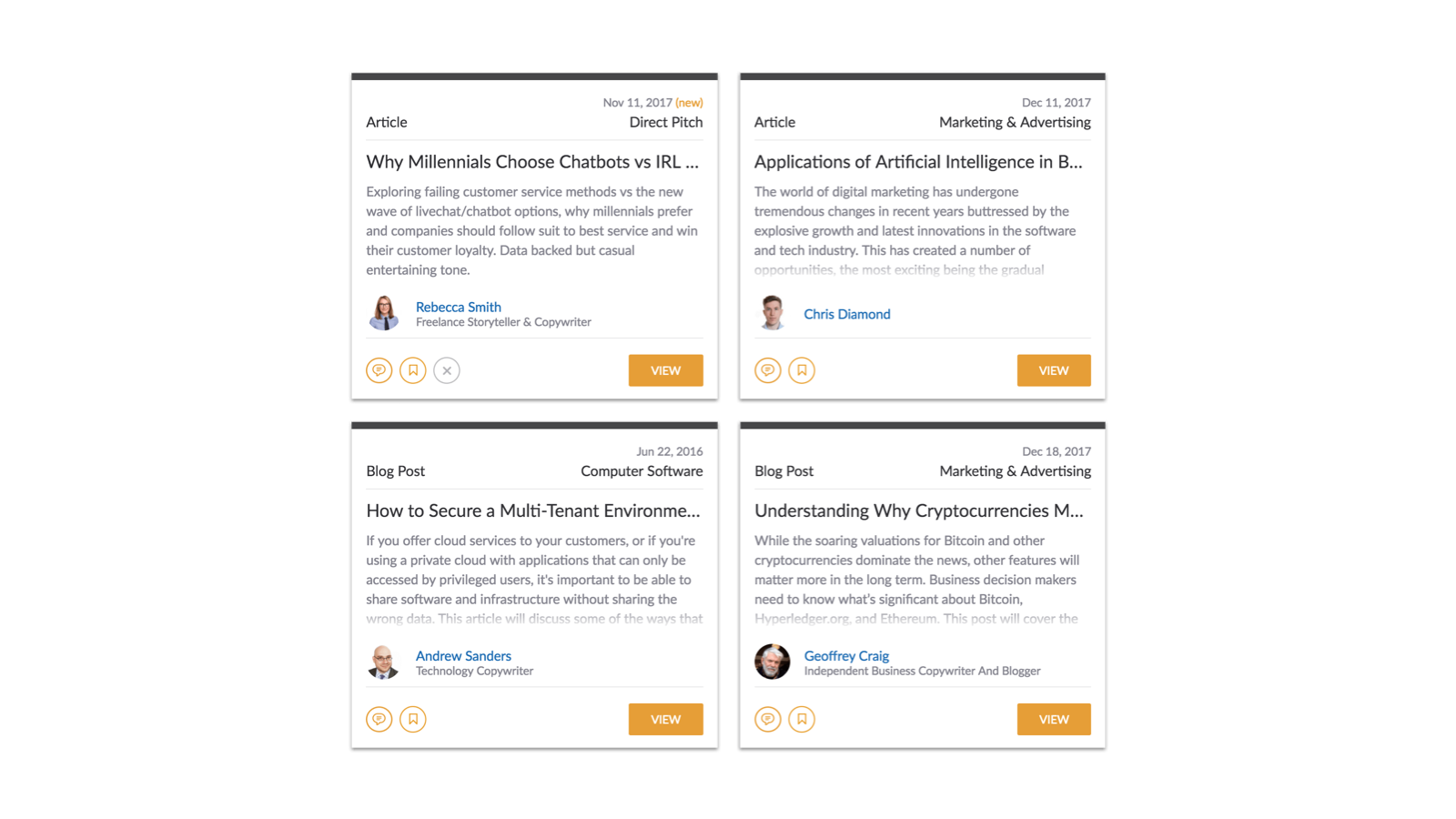 Unique Content Ideas