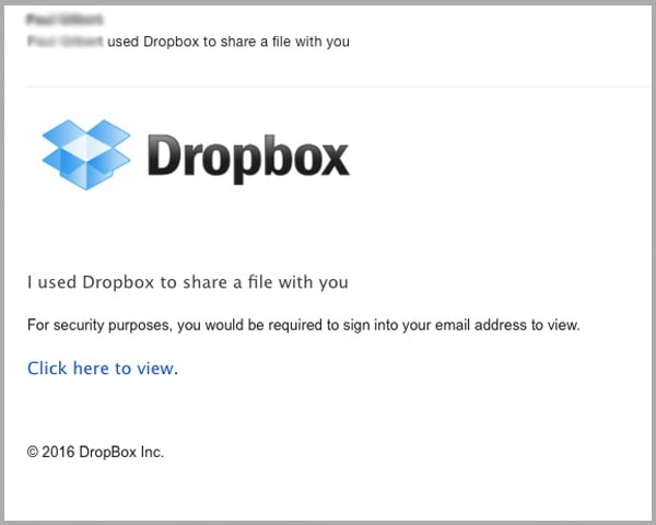 what is a dropbox for email