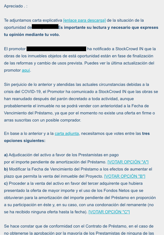 Cuerpo correo electrónico