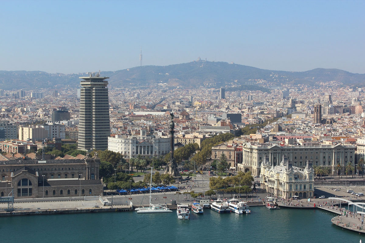 Vista cenital Barcelona