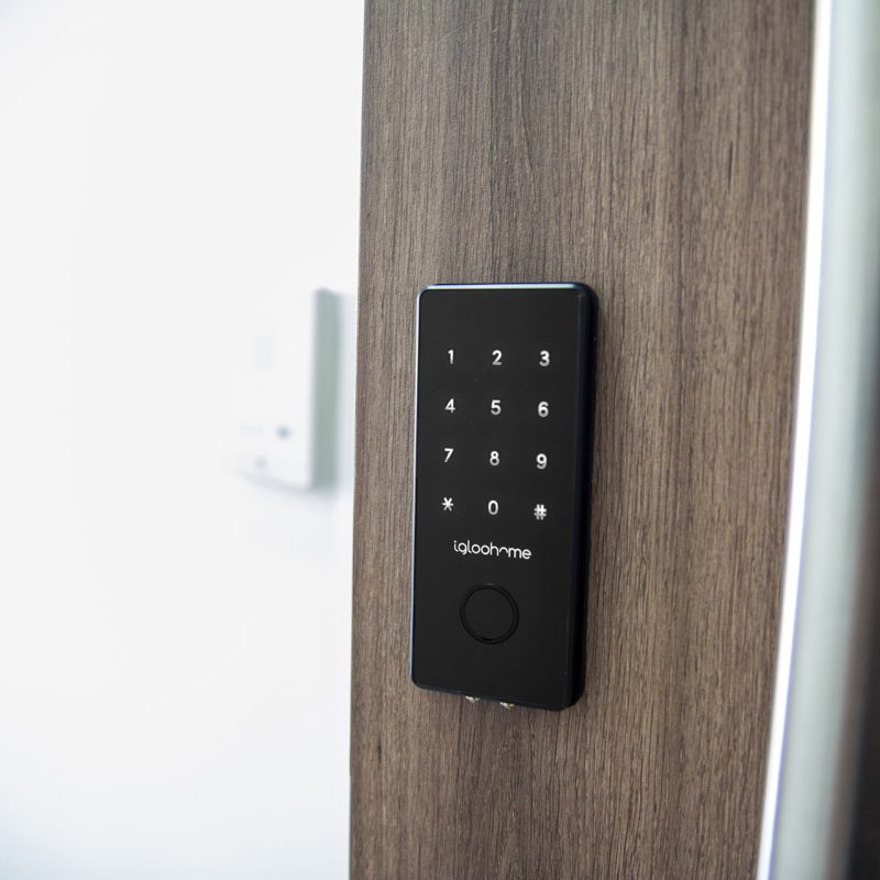 Deadbolt room door open