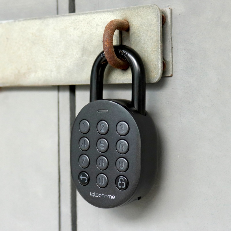 Smart Padlock on vault