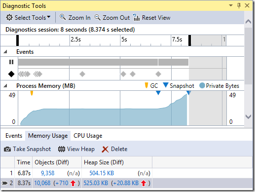 Tutustu 82+ imagen visual studio diagnostic tools