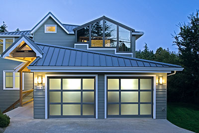 Raynor aluminum and glass garage door (StyleView design)