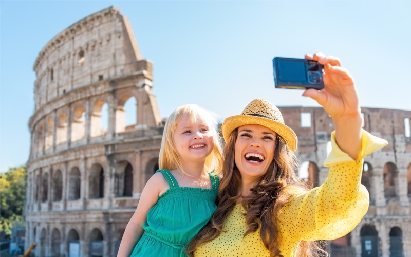 visitare l'Italia con la famiglia