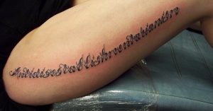 longest word in the world tattoo