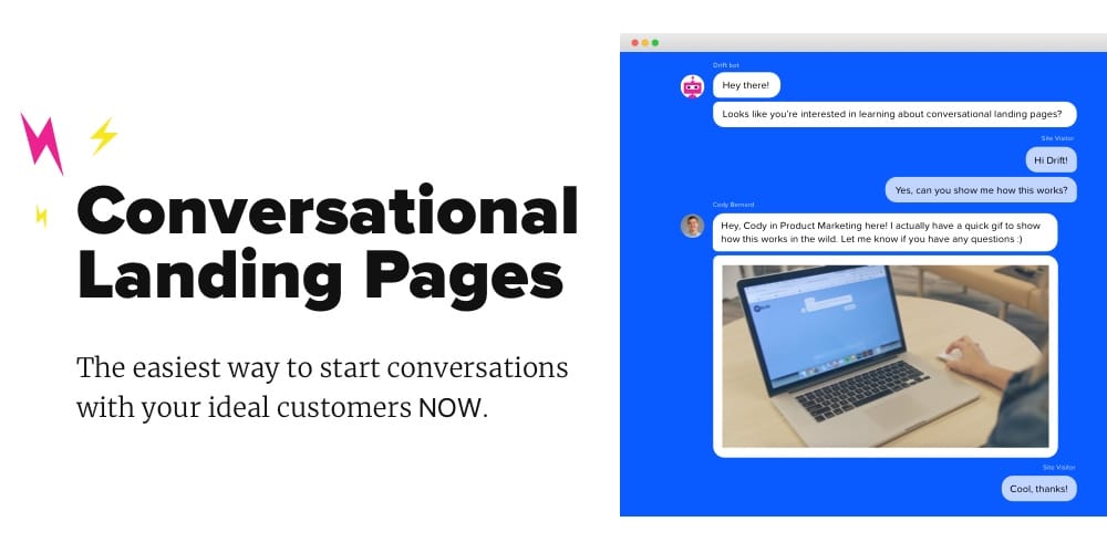 Why You Should Be Using Drift Conversational Landing Pages