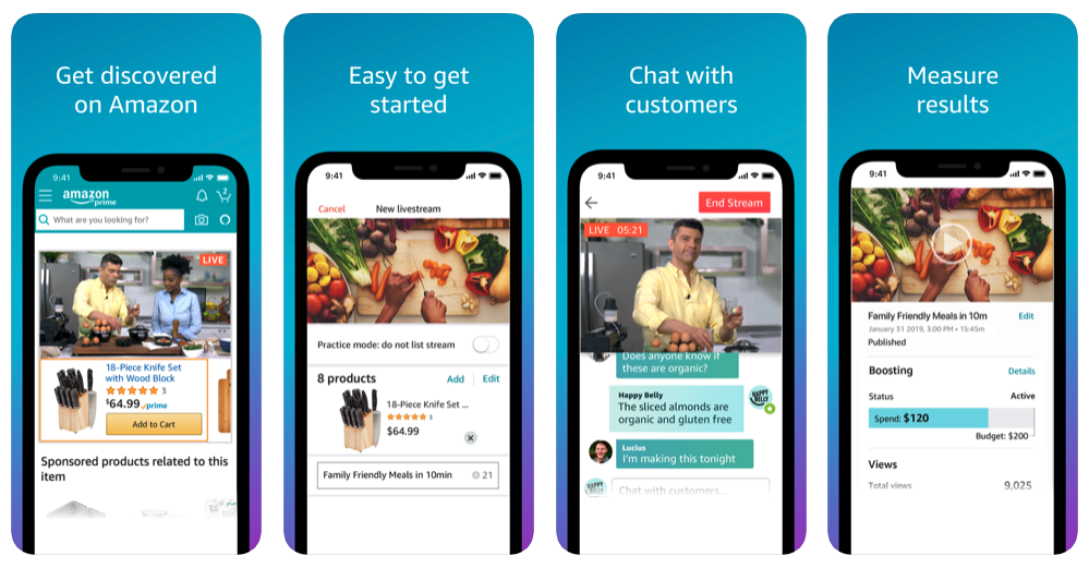 To create an Amazon Livestream, sellers have to download the Amazon Live Creator mobile application on an iOS device. They can then create live video campaigns to promote their products and increase sales.