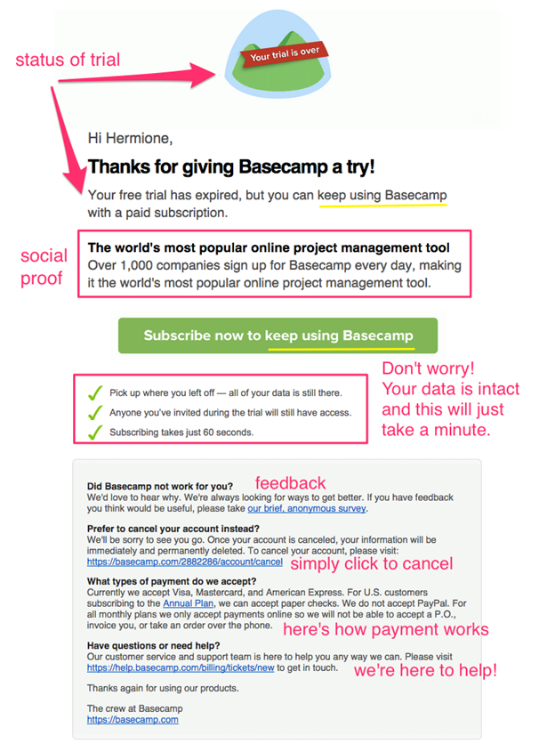 basecamp email marketing