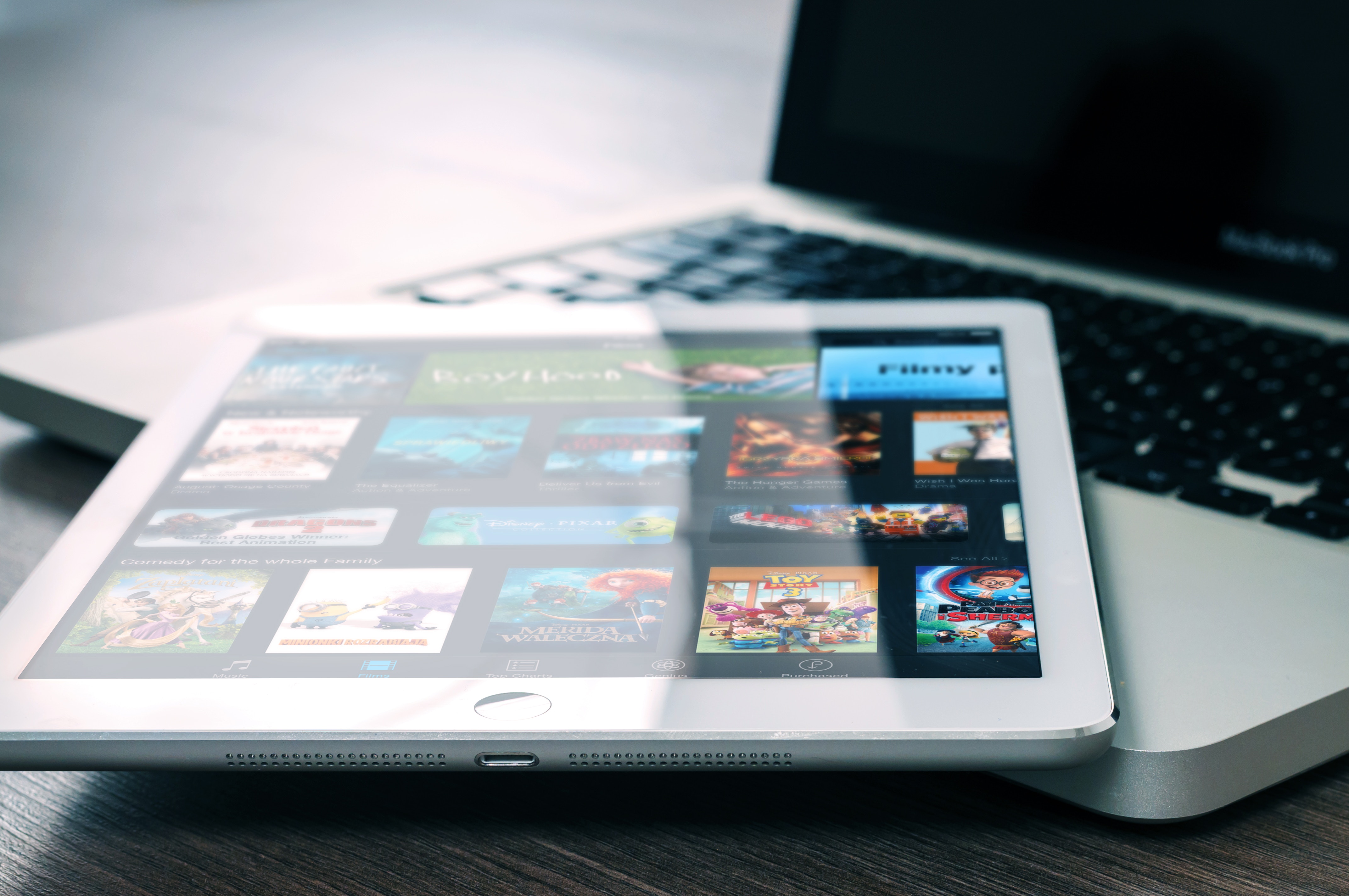 a saas app running on an iPad screen