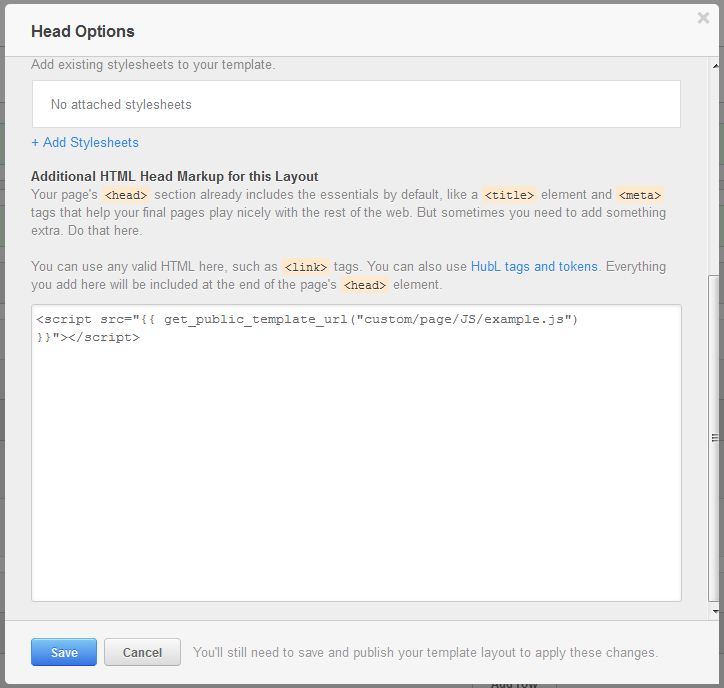 Encabezado de JavaSscript