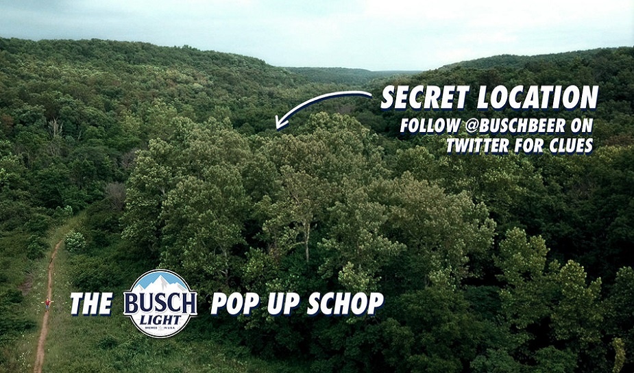 Busch Light Pop Up Schop 1