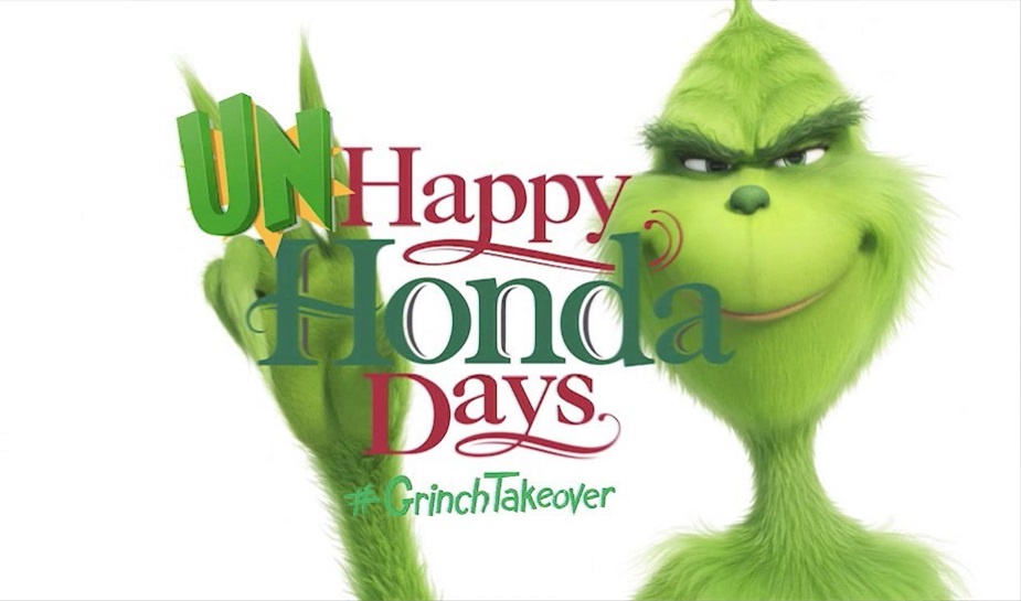 Honda - The Grinch takeover
