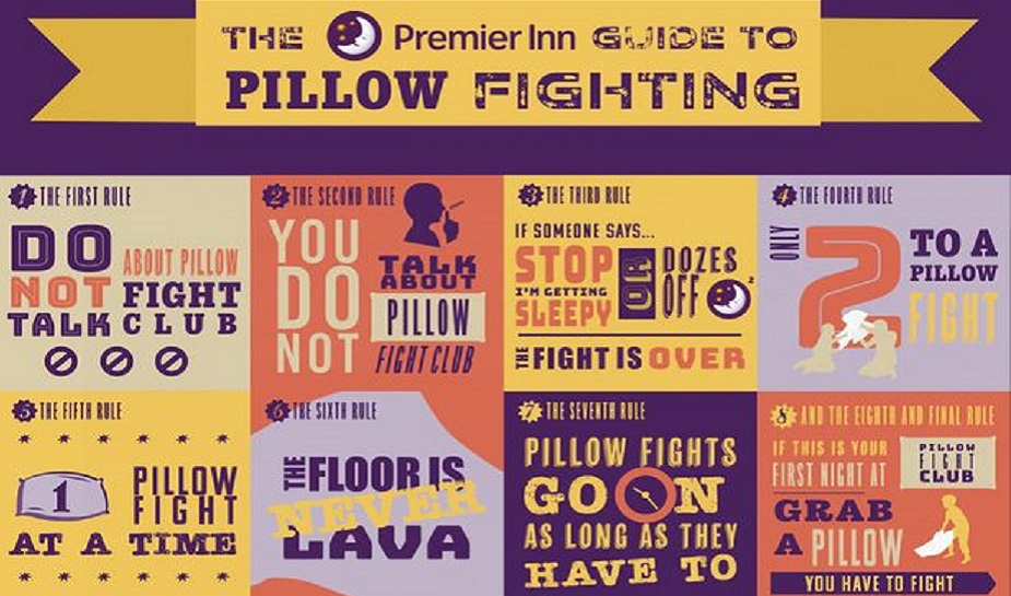 Premier Inn Pillow Fight Club 1