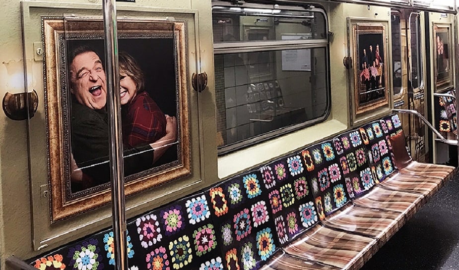 Roseanne subway train 1