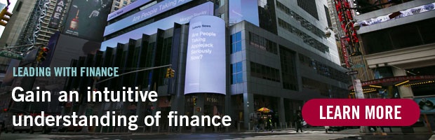 Leading with Finance - Gain an intuitive understanding of finance. Learn more.