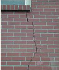 cracked brick needing foundation repair